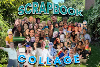turn your photos into scrapbook seamless collage