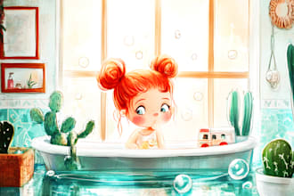 children story book illustration children story book illustration