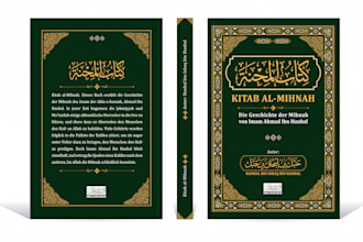 design an awesome islamic, arabic book cover for kpd or self print
