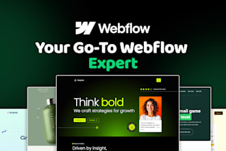 build, update or fix your webflow website