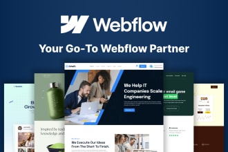 build, update or fix your webflow website