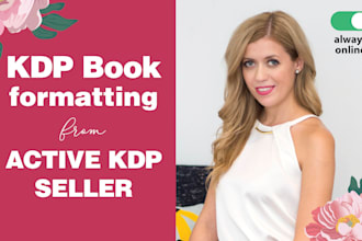 do book formatting for amazon KDP