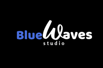 create a clean, minimal typography, text logo design