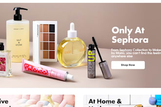 design a skincare cosmetic beauty store branded skincare shopify website
