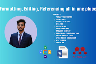 create, edit, format, design and cite ms word documents