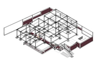 create a 3d structural bim model autodesk revit