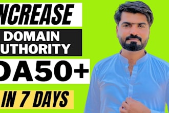 increase moz da domain authority majestic tf moz da50 plus d