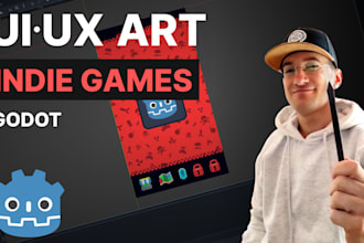 design eye catching UI UX for your indie godot game