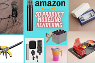 create 3d product renders for amazon listing images