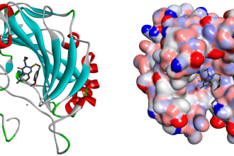 do bioinformatics analysis, molecular docking, structure prediction