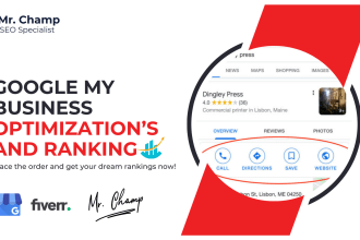 optimize google my business profile for gmb ranking