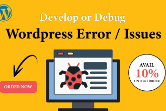 develop or debug wordpress website issues in 24 hours