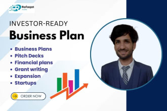 prepare investor ready business plan pitch deck financial projections startups