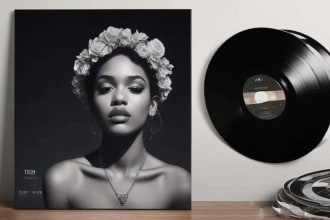 design an attractive music album cover