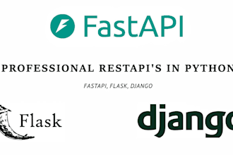 develop python rest apis using fastapi, flask, django