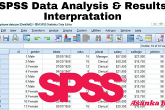 do spss statistical data analysis with interpretation