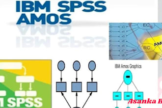 do cfa and sem in amos spss and r studio