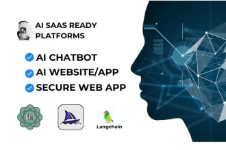 build ai saas ai website ai chatbot with chatgpt langchain