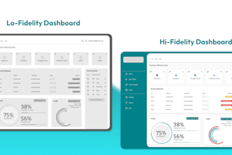 design UI and UX dashboard for web and mobile application