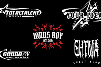 craft custom streetwear logo design for your brand