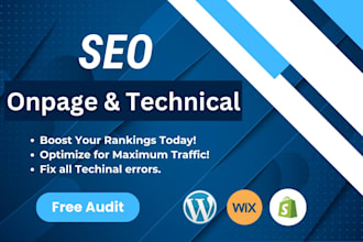 do monthly on page SEO and fix indexing crawling issues for google ranking
