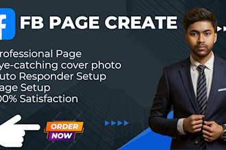 create and setup full optimized facebook business page