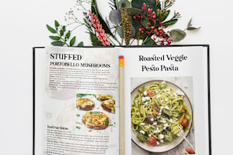 design and format cookbook and recipes book 4 you