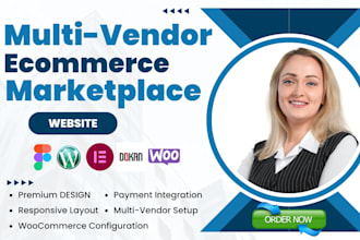 woocommerce website dokan multi vendor  wordpress ecommerce marketplace design