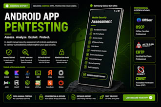 perform android app security and penetration testing