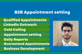 be your appointment setter or cold caller