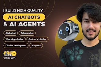 develop a custom ai chatbot or gpt agent with CRM and website integration