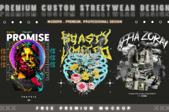 do streetwear urban t shirt designs for your clothing brand