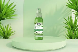 design cosmetic and skincare product label and packaging