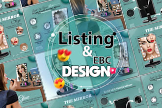 design amazon listing images, amazon a plus content and ebc design,ebay listing