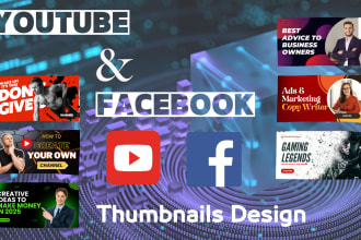 design stunning and killer youtube and facebook thumbnails