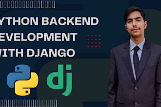 be your python backend developer with django
