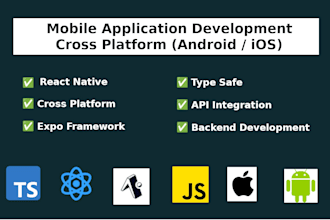 develop a cross platform android and IOS application