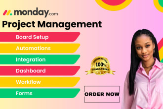 setup monday com crm for project management, monday com VA