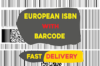 assign your book european isbn number and barcode