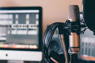 record a female voice over