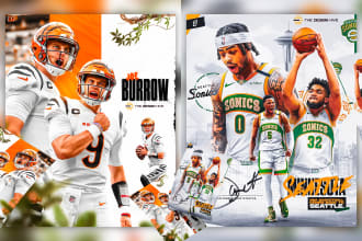 design perfect sports graphics, flyer or posters