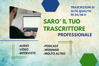 transcribe your recordings, video transcription and audio transcription