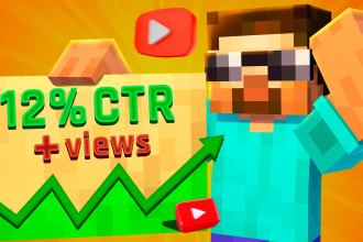 design an high impact thumbnail for your minecraft video