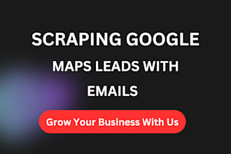 do google map scraping, b2b data extraction,lead generation