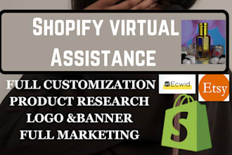 ecommerce shopify virtual assistance dropshipping store via modalyst spocket