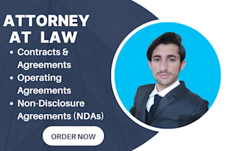 write legal agreement, contract, document, llc operating service, nda