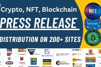 crypto press release, nft and block chain press release distribution
