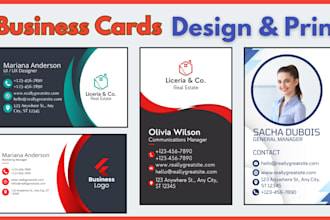 design, print and ship 1000 business cards