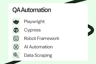 web or mobile app automation QA framework