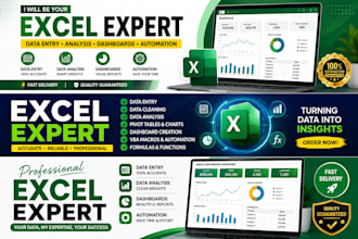 be your excel expert for data analysis, and reports